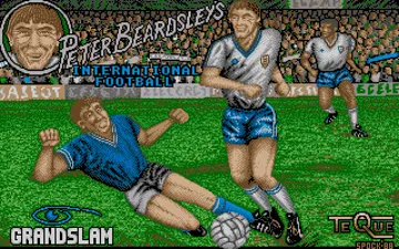 Peter Beardsley's International Football screen shot title